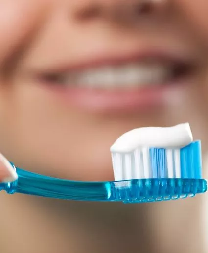 toothbrush and toothpaste